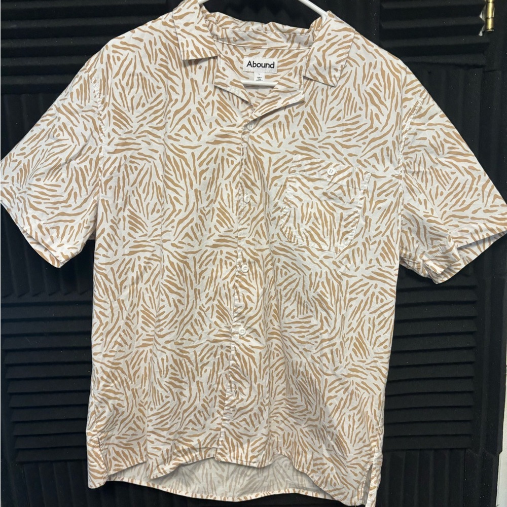 Mens Button Up L
